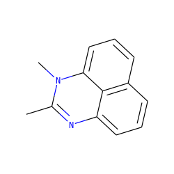 Cc1nc2cccc3cccc(c32)n1C ZINC000000205502