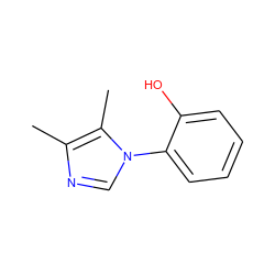 Cc1ncn(-c2ccccc2O)c1C ZINC000006040714
