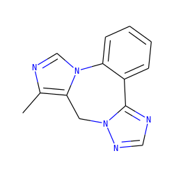 Cc1ncn2c1Cn1ncnc1-c1ccccc1-2 ZINC000034604991