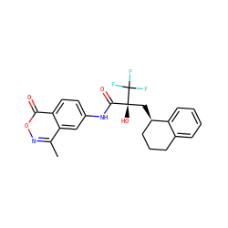 Cc1noc(=O)c2ccc(NC(=O)[C@@](O)(C[C@@H]3CCCc4ccccc43)C(F)(F)F)cc12 ZINC000028467428