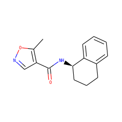 Cc1oncc1C(=O)N[C@@H]1CCCc2ccccc21 ZINC000114425151