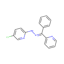 Clc1ccc(N/N=C(\c2ccccc2)c2ccccn2)nc1 ZINC000005850868