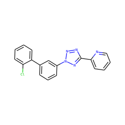 Clc1ccccc1-c1cccc(-n2nnc(-c3ccccn3)n2)c1 ZINC000028456237