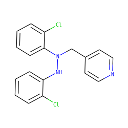 Clc1ccccc1NN(Cc1ccncc1)c1ccccc1Cl ZINC000037868680