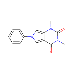 Cn1c(=O)c2cn(-c3ccccc3)cc2n(C)c1=O ZINC000000206332