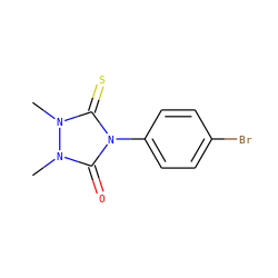 Cn1c(=O)n(-c2ccc(Br)cc2)c(=S)n1C ZINC000103190294