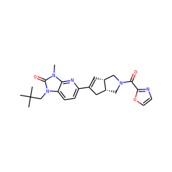 Cn1c(=O)n(CC(C)(C)C)c2ccc(C3=C[C@@H]4CN(C(=O)c5ncco5)C[C@@H]4C3)nc21 ZINC000145090459