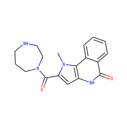 Cn1c(C(=O)N2CCCNCC2)cc2[nH]c(=O)c3ccccc3c21 ZINC000169352939