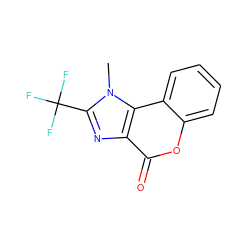 Cn1c(C(F)(F)F)nc2c(=O)oc3ccccc3c21 ZINC000000211808