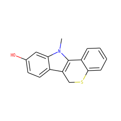 Cn1c2c(c3ccc(O)cc31)CSc1ccccc1-2 ZINC000034801474