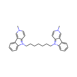 Cn1ccc2[n+](CCCCCCC[n+]3c4ccn(C)cc-4c4ccccc43)c3ccccc3c-2c1 ZINC000473109540