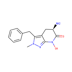 Cn1nc2c(c1Cc1ccccc1)C[C@@H](N)C(=O)N2O ZINC000169711486