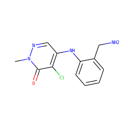 Cn1ncc(Nc2ccccc2CN)c(Cl)c1=O ZINC001772582106