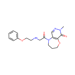 Cn1ncc2c(c1=O)OCCCN2C(=O)CNCCOc1ccccc1 ZINC000026727978