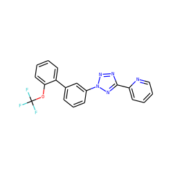 FC(F)(F)Oc1ccccc1-c1cccc(-n2nnc(-c3ccccn3)n2)c1 ZINC000028387023