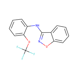 FC(F)(F)Oc1ccccc1Nc1noc2ccccc12 ZINC000045302649