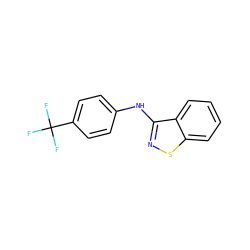 FC(F)(F)c1ccc(Nc2nsc3ccccc23)cc1 ZINC000045255326