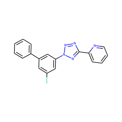 Fc1cc(-c2ccccc2)cc(-n2nnc(-c3ccccn3)n2)c1 ZINC000028398140
