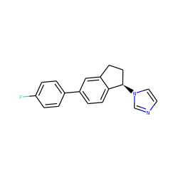 Fc1ccc(-c2ccc3c(c2)CC[C@H]3n2ccnc2)cc1 ZINC000000009986