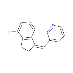 Fc1cccc2c1CC/C2=C/c1cccnc1 ZINC000100056330