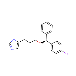 Ic1ccc([C@@H](OCCCc2cnc[nH]2)c2ccccc2)cc1 ZINC001772609999