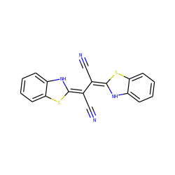 N#CC(=C1/Nc2ccccc2S1)/C(C#N)=C1\Nc2ccccc2S1 ZINC000034802612