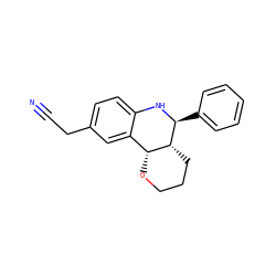 N#CCc1ccc2c(c1)[C@H]1OCCC[C@H]1[C@H](c1ccccc1)N2 ZINC000049047907