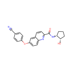 N#Cc1ccc(Oc2ccc3nc(C(=O)N[C@@H]4CCC[C@@H]4O)ccc3c2)cc1 ZINC000584629876