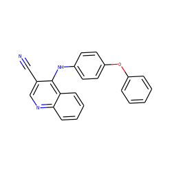 N#Cc1cnc2ccccc2c1Nc1ccc(Oc2ccccc2)cc1 ZINC000026718960