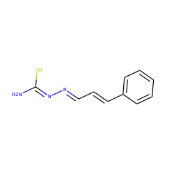 N/C(S)=N/N=C/C=C/c1ccccc1 ZINC000011536050