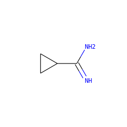 N=C(N)C1CC1 ZINC000001433057