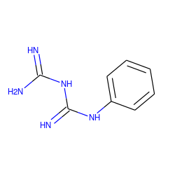N=C(N)NC(=N)Nc1ccccc1 ZINC000014951244