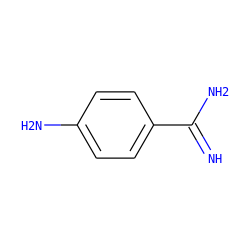 N=C(N)c1ccc(N)cc1 ZINC000000156390