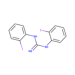 N=C(Nc1ccccc1I)Nc1ccccc1I ZINC000013733745