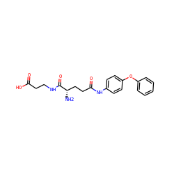 N[C@@H](CCC(=O)Nc1ccc(Oc2ccccc2)cc1)C(=O)NCCC(=O)O ZINC000040918709