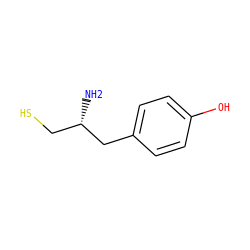 N[C@@H](CS)Cc1ccc(O)cc1 ZINC000028255290