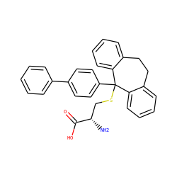 N[C@@H](CSC1(c2ccc(-c3ccccc3)cc2)c2ccccc2CCc2ccccc21)C(=O)O ZINC000473155036