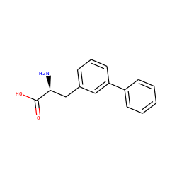 N[C@@H](Cc1cccc(-c2ccccc2)c1)C(=O)O ZINC000029570997
