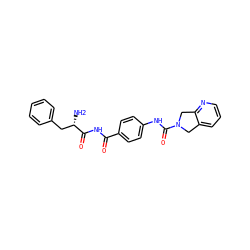 N[C@@H](Cc1ccccc1)C(=O)NC(=O)c1ccc(NC(=O)N2Cc3cccnc3C2)cc1 ZINC001772657213