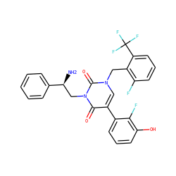 N[C@@H](Cn1c(=O)c(-c2cccc(O)c2F)cn(Cc2c(F)cccc2C(F)(F)F)c1=O)c1ccccc1 ZINC000028475291