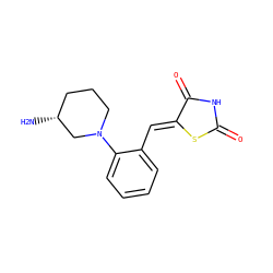 N[C@@H]1CCCN(c2ccccc2/C=C2\SC(=O)NC2=O)C1 ZINC000084652527