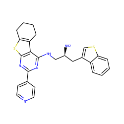N[C@H](CNc1nc(-c2ccncc2)nc2sc3c(c12)CCCC3)Cc1csc2ccccc12 ZINC000653665759