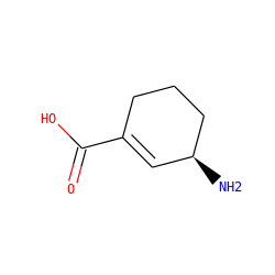 N[C@H]1C=C(C(=O)O)CCC1 ZINC000006761019