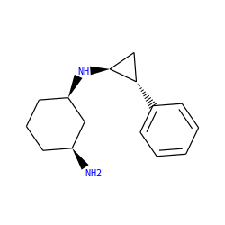 N[C@H]1CCC[C@@H](N[C@H]2C[C@@H]2c2ccccc2)C1 ZINC000093215639
