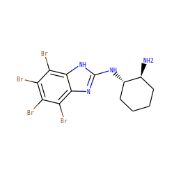 N[C@H]1CCCC[C@@H]1Nc1nc2c(Br)c(Br)c(Br)c(Br)c2[nH]1 ZINC000143534820