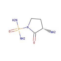 N[C@H]1CCN(P(N)(N)=O)C1=O ZINC000049888680