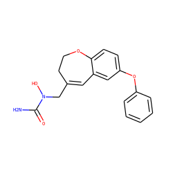 NC(=O)N(O)CC1=Cc2cc(Oc3ccccc3)ccc2OCC1 ZINC000000005951
