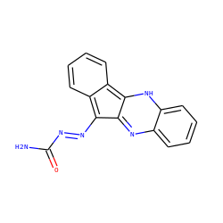 NC(=O)N=Nc1c2nc3ccccc3[nH]c-2c2ccccc12 ZINC000253916545