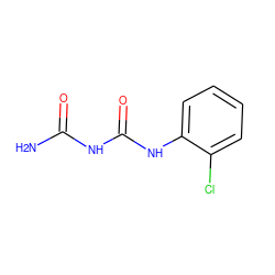 NC(=O)NC(=O)Nc1ccccc1Cl ZINC000002474050