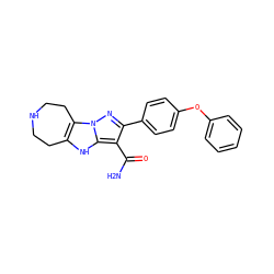 NC(=O)c1c(-c2ccc(Oc3ccccc3)cc2)nn2c3c([nH]c12)CCNCC3 ZINC001772625958